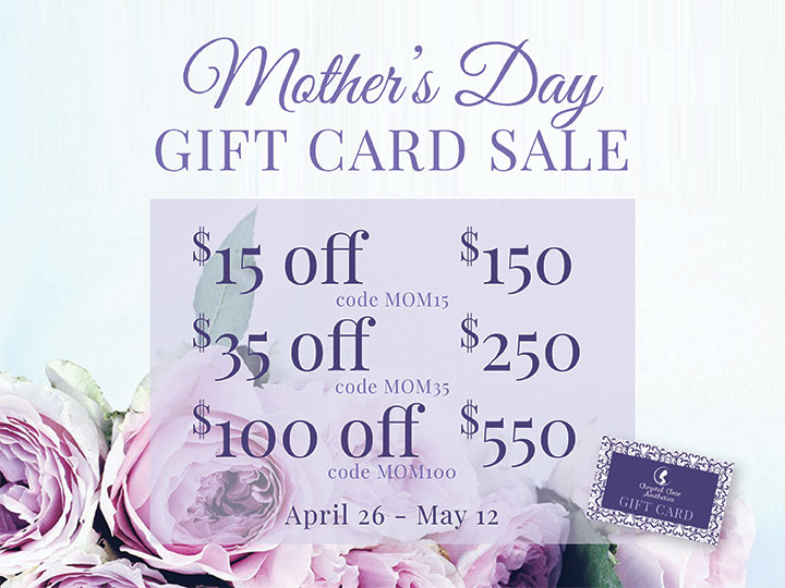 Mothers Day gift card special