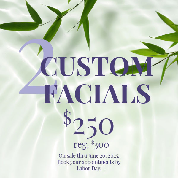2 Custom Facials Sale