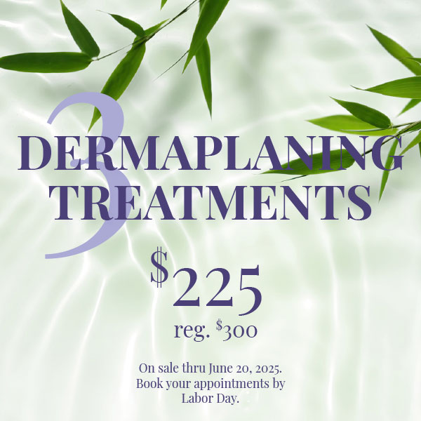 3 Dermaplaning Treatments Sale