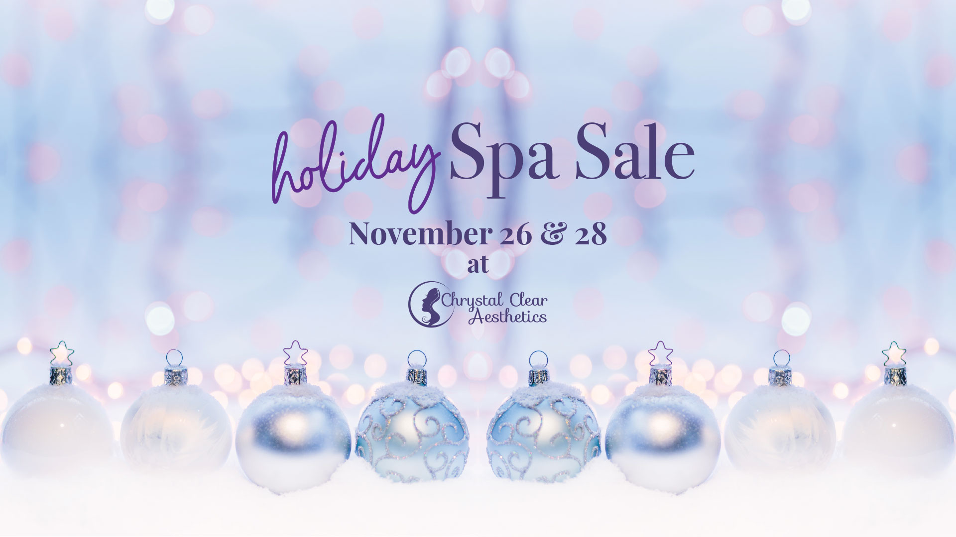 Holiday Spa Sale Event