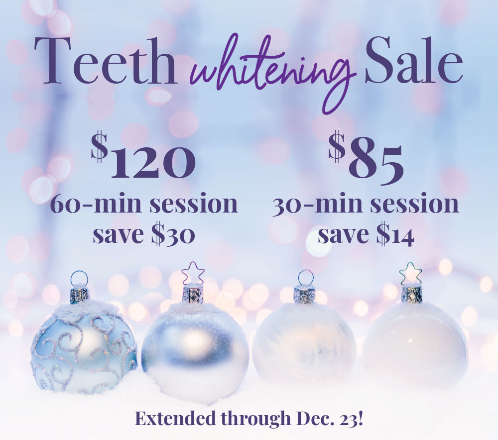 Holiday Teeth Whitening Sale